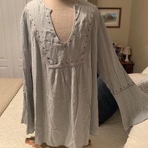 Vintage comic blouse